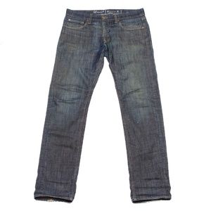 Levi's Capital E Jeans MatchStick Slim Straight Dark Wash Blue W33 L33